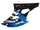 Carenados Moto Yamaha YZF 600 R6 2006-2007 - Azul Neon Verde Negro Tiburón