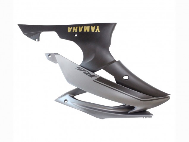 Carenados Moto Yamaha YZF 600 R6 2008-2016 - Gris Negro Mate Oro Calcomanías
