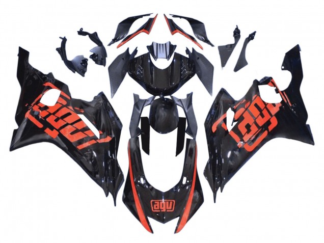 Carenados Moto Yamaha YZF 600 R6 2008-2016 - Rojo Negro Brillante
