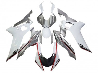 Carenados Moto Yamaha YZF 600 R6 2017-2025 - Plata Blanco Rojo Negro
