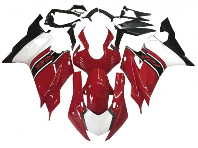 Carenado Moto Yamaha YZF 600 R6 2017-2025 - Blanco Rojo Negro