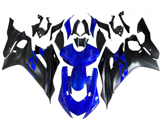 Carenados Moto Yamaha YZF 600 R6 2017-2025 - Azul Negro Mate