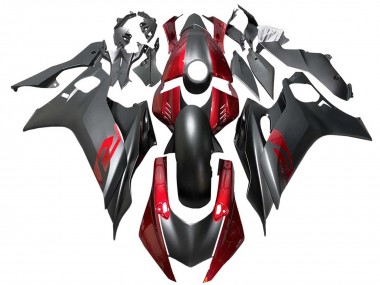 Carenados Moto Yamaha YZF 600 R6 2017-2025 - Rojo Negro Mate