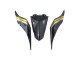 Carenados Moto Yamaha YZF 600 R6 2017-2025 - Oro Negro FibraCarbono
