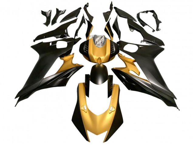 Carenados Moto Yamaha YZF 600 R6 2017-2025 - Oro Negro Mate