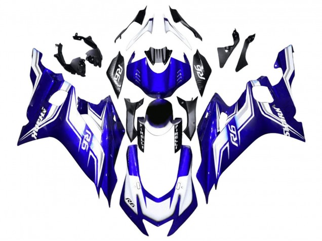 Carenado Moto Yamaha YZF 600 R6 2017-2025 - Blanco Azul