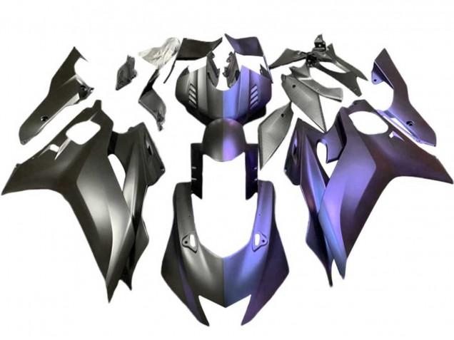 Carenados Moto Yamaha YZF 600 R6 2017-2025 - Negro Mate Púrpura