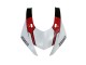 Carenados Moto Yamaha YZF 600 R6 2017-2025 - Blanco Rojo Negro Semakin Didepan
