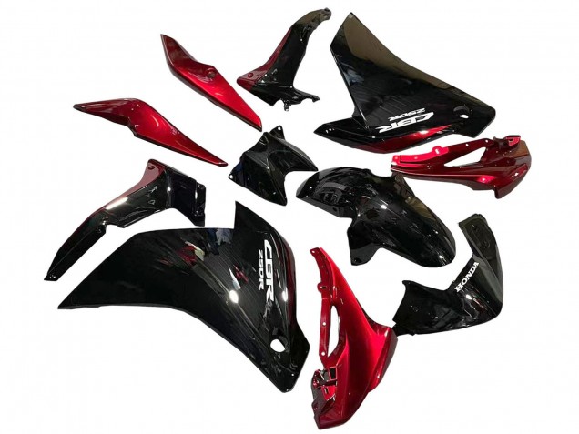 Carenados Moto Honda CBR250RR 2011-2015 - Negro Brillante Rojo