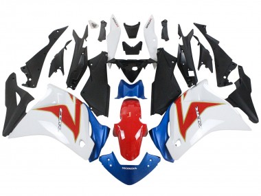 Carenados Moto Honda CBR250RR 2011-2015 - Blanco Rojo Azul Claro