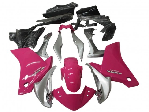 Kits Carenado Moto Honda CBR250RR 2011-2015 - Plata Rosa