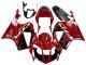 Carenados Moto Honda VTR1000 2000-2006 - Rojo Negro Raya Carrera