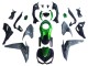 Carenados Moto Kawasaki Z1000 2014-2019 - Negro Verde Gris