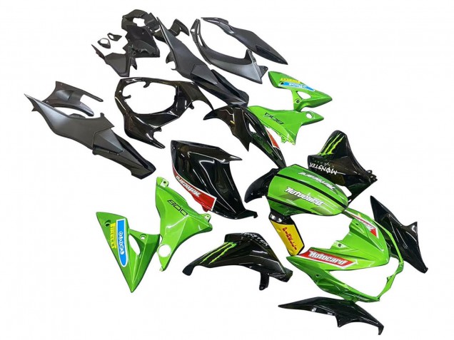 Carenados Moto Kawasaki Z800 2013-2018 - Verde Negro Brillante Rojo Amarillo
