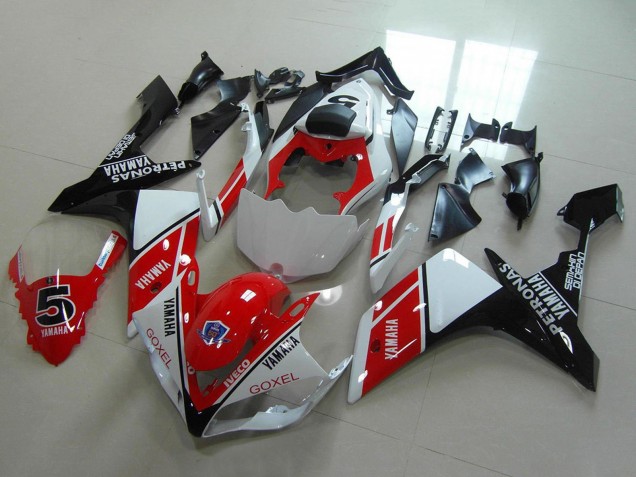 Carenados Moto Yamaha YZF R1 2007-2008 - Blanco Rojo Negro Petronas Goxel