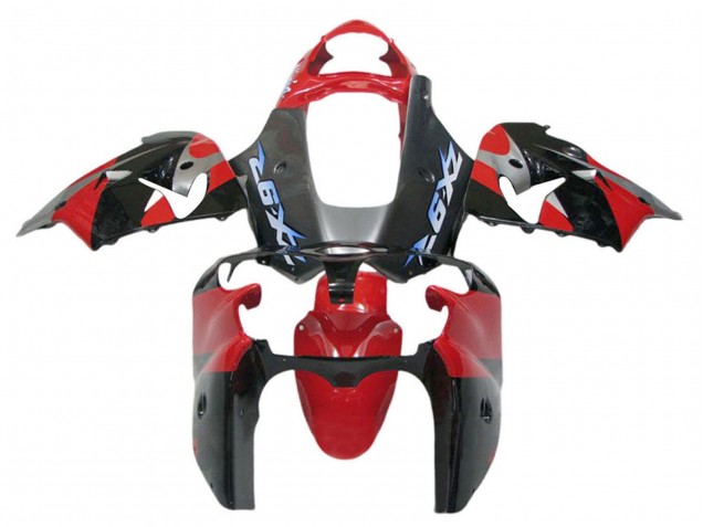 Carenados Moto Kawasaki ZX12R 2002-2006 - Rojo Negro Azul