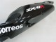 Carenados Moto Kawasaki ZX9R 2000-2001 - Negro Brillante Blanco West