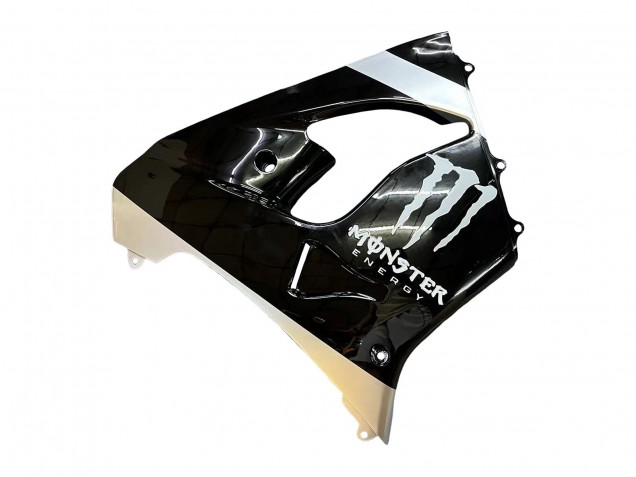 Carenados Moto Kawasaki ZX9R 2002-2003 - Plata Negro Brillante Monstruo Elf