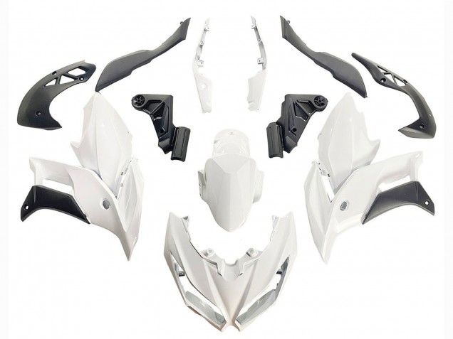 Carenados Moto Kawasaki Versys 650 2015-2021 - Blanco Negro Mate