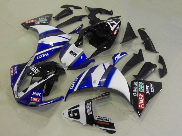 Carenados Moto Yamaha YZF R1 2009-2011 - Blanco Azul Negro Fimer Yamalube