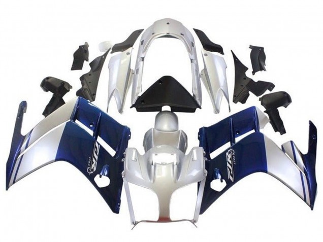 Carenados Moto Yamaha FJR1300 2007-2012 - Azul Oscuro Plata