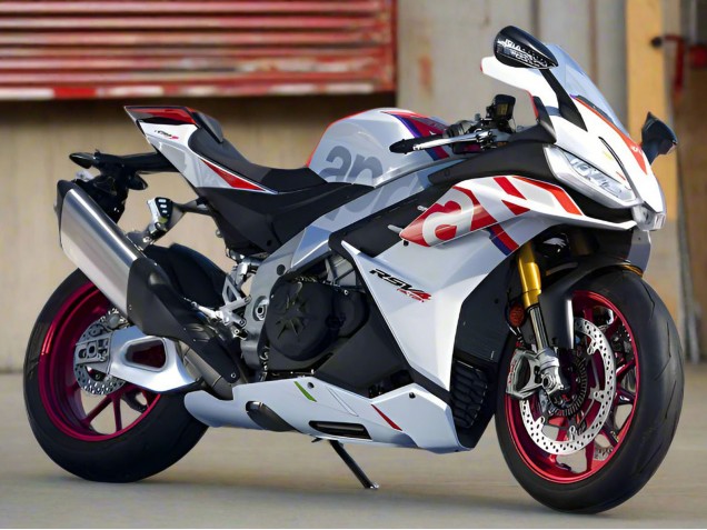 Carenados Moto Aprilia RSV4 1100 2021-2024 - Blanco Rojo Azul