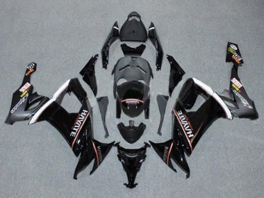 Carenados Moto Kawasaki ZX10R 2008-2010 - Negro Brillante Rojo Blanco Hayate