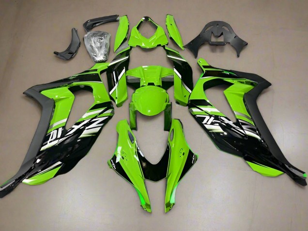 Carenados Moto Kawasaki ZX10R 2016-2020 - Verde Negro Brillante