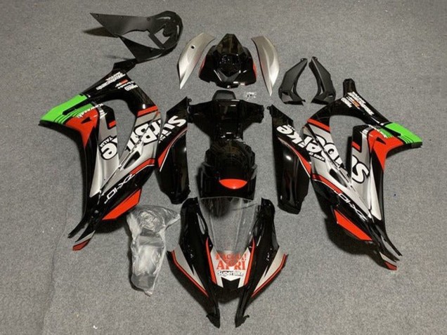 Carenados Moto Kawasaki ZX10R 2016-2020 - Negro Brillante Rojo Plata Verde