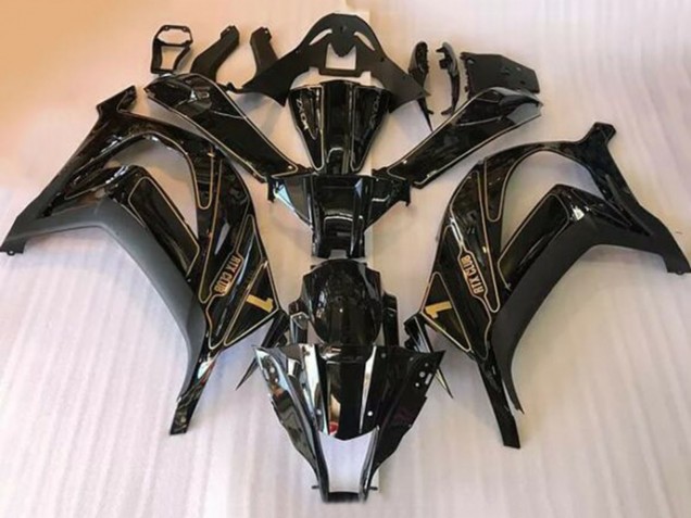 Carenados Moto Kawasaki ZX10R 2016-2020 - Negro Brillante Oro