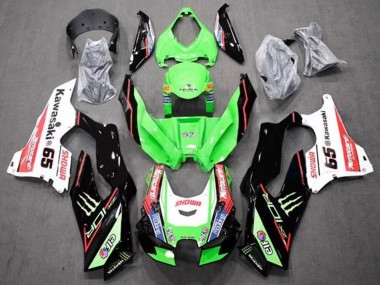 Carenados Moto Kawasaki ZX10R 2021-2025 - Verde Negro Rojo Blanco Azul Showr Elf Monstruo 65