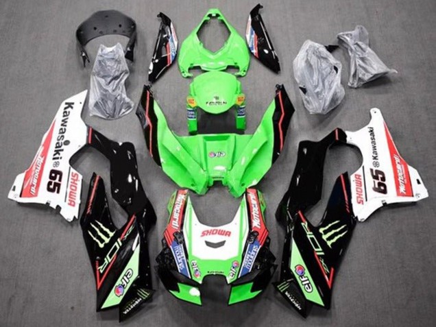 Carenados Moto Kawasaki ZX10R 2021-2026 - Verde Negro Rojo Blanco Azul Showr Elf Monstruo 65
