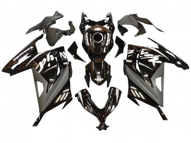 Carenados Moto Kawasaki EX300 2013-2024 - Negro Brillante Negro Mate Blanco