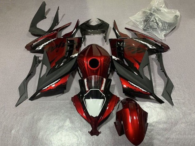 Carenados Moto Kawasaki EX300 2013-2017 - Rojo Negro Blanco