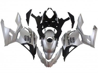 Carenados Moto Kawasaki Ninja 400 2018-2024 - Plata Negro Repsol