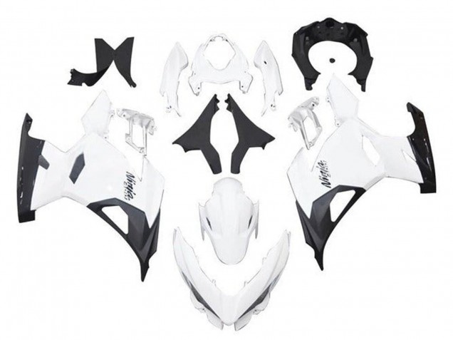 Carenados Moto Kawasaki Ninja 400 2018-2024 - Blanco Negro