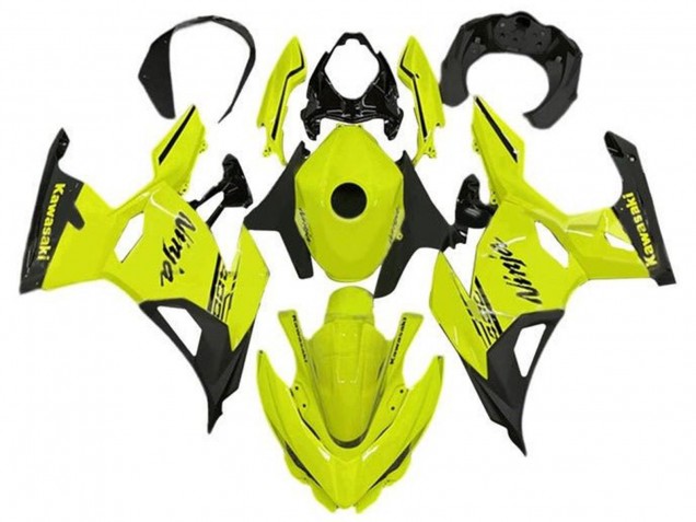 Carenados Moto Kawasaki Ninja 400 2018-2024 - Neon Amarillo Negro