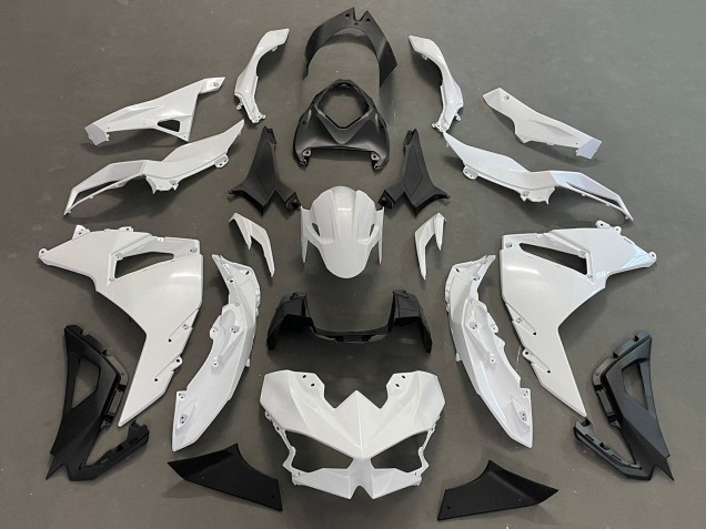 Carenados Moto Kawasaki Ninja 500 EX500R 2024-2026 - Blanco Negro