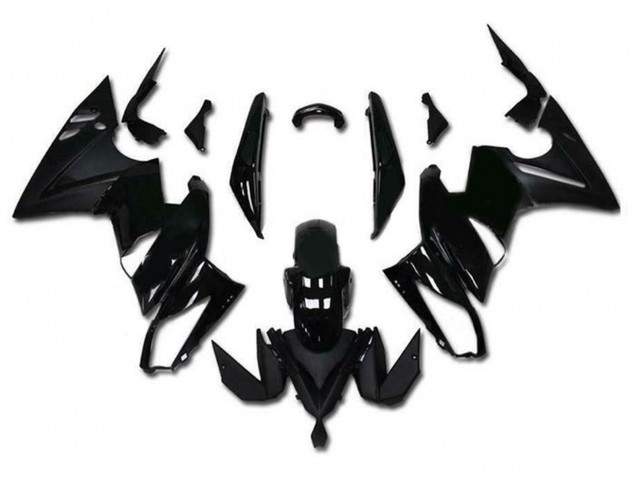 Carenados Moto Kawasaki Ninja 650 EX650 2009-2011 - Negro Brillante Negro Mate