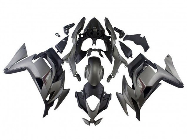 Carenados Moto Kawasaki Ninja 650 EX650 2020-2026 - Gris Mate Negro Mate