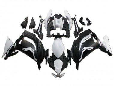 Carenados Moto Kawasaki Ninja 650 EX650 2020-2026 - Blanco Negro Mate