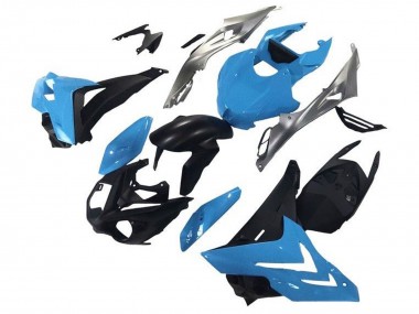 Carenados Moto BMW S1000RR 2015-2016 - Plata Azul Negro Mate