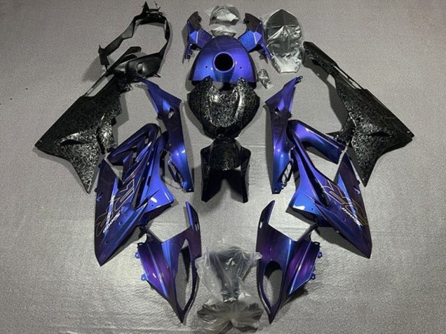 Carenados Moto BMW S1000RR 2015-2016 - Púrpura Falso Falsificado FibraCarbono