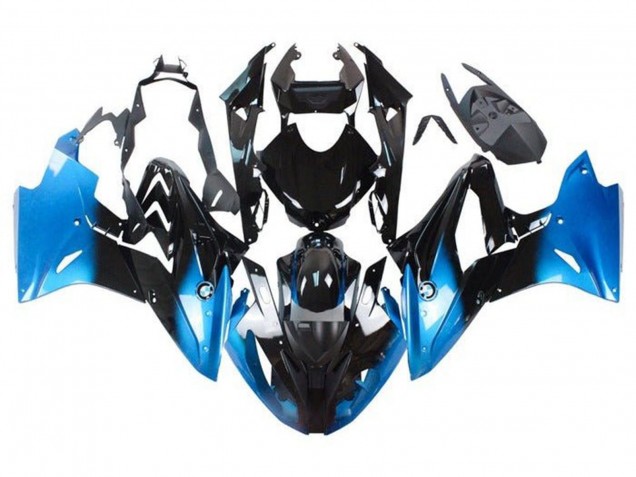 Carenados Moto BMW S1000RR 2015-2016 - Azul Negro Brillante