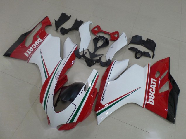 Carenados Moto Ducati Panigale 899 2011-2014 - Blanco Rojo Verde Negro Brillante