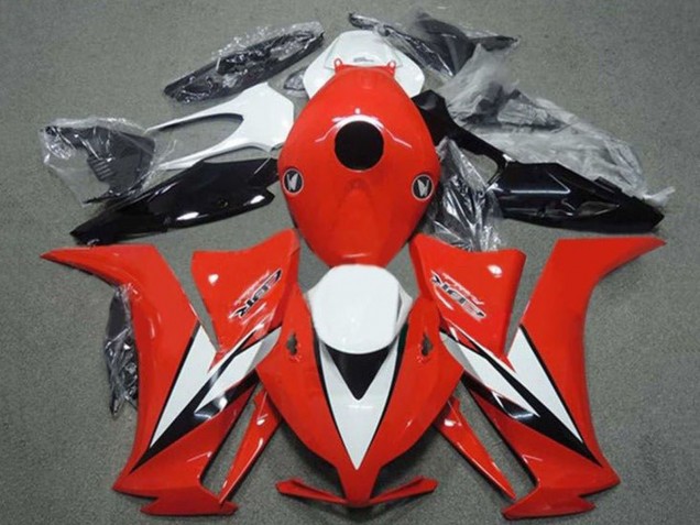 Carenados Moto Honda CBR1000RR 2012-2016 - Blanco Rojo Negro Brillante Raya