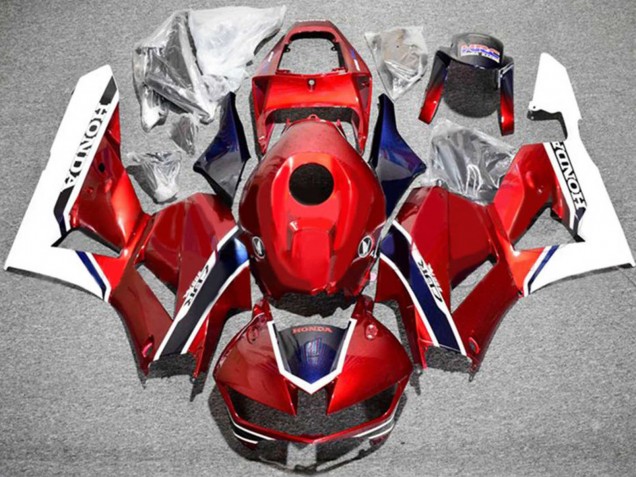 Carenados Moto Honda CBR600RR 2013-2026 - Blanco Rojo Azul