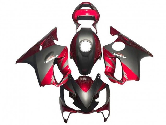 Carenados Moto Honda CBR600 F4i 2001-2003 - Rojo Negro Mate