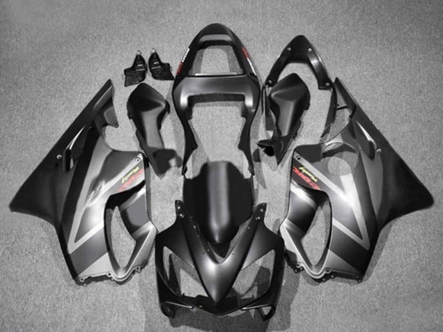 Carenados Moto Honda CBR600 F4i 2001-2003 - Negro Mate Gris
