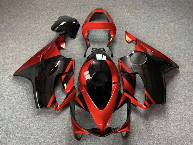 Carenados Moto Honda CBR600 F4i 2001-2003 - Rojo Negro Brillante